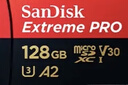 闪迪（SanDisk）128GB TF（MicroSD）内存卡A2 4K V30 U3 C10 至尊超极速移动存储卡 读速200MB/s 写速90MB/s 实拍图