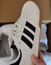 adidas COURTBEAT场下休闲篮球风板鞋男女阿迪达斯官方轻运动   乳白色/黑色   47 实拍图