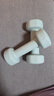 Keep彩色浸塑哑铃男女健身女士手臂塑形力量训练 薄荷绿 1.5kg*2 实拍图