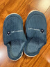 小熊小兔新款秋冬季情侣保暖学生男拖鞋女厚底防滑外穿居家棉拖鞋 小熊小兔棉拖-藏青色 40-41 适合39-40 实拍图