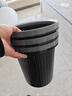 五月花压圈垃圾桶直投11L*3只装黑色分类宿舍家用卫生间厨房办公纸篓 实拍图