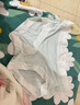 Freego内裤女首次免洗桑蚕丝底裆无痕中腰三角女士内裤7A抑菌彩色4条装L 实拍图