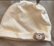 爱贝迪拉（AIBEDILA）婴儿帽子初生男宝宝女小月龄新生幼儿秋冬季囟门胎帽0到3个月外出 【秋冬加厚夹棉】浅奶咖 中码【建议帽围37-42cm】3-6个月 实拍图