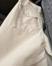 优衣库女装针织廓形长裤/弯刀镰刀裤子483722 482287 483722/01乳白色 M 实拍图