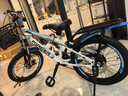 永久（FOREVER）儿童自行车6-12岁青少年变速山地车 白蓝色18寸适合身高125-145cm 实拍图
