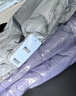 雪中飞羽绒内胆女轻薄羽绒服女短款新款内搭外穿修身 烟雾紫 M (160) 实拍图