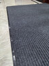 商用地垫入户门垫门口进门除尘耐脏脚垫子厨房玄关地毯吸水防滑垫 加厚灰色双条纹 120*150cm 实拍图