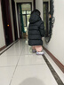 保姆鹅  【风墙】儿童羽绒服宝宝中长款护脸加厚外套保暖童装[NG2664] 炭黑 110 实拍图