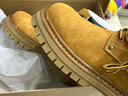 海澜之家HLA新年礼物情侣靴大黄靴男舒适秋冬马丁靴子男 T249土黄色42 实拍图