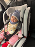 法雷曼儿童安全座椅汽车用0-12岁360度旋转婴儿宝宝车载坐躺i-Size认证 魔力灰pro【钢骨架+支撑腿】 实拍图