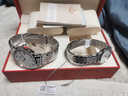 依波（EBOHR）手表 大师系列节日礼物钢带石英男女对表礼盒50290512/529 实拍图