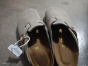 Devo软木鞋男女时尚包头鞋勃肯拖鞋新品休闲外穿拖鞋3624 灰色反绒牛皮 36 （建议拍小一码） 实拍图