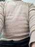 恒源祥100%纯羊毛衫男冬季半高领宽松商务中年男士内搭保暖打底针织毛衣 实拍图
