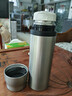 京东京造保温杯 男士女户外大容量闷茶焖泡水杯子 316不锈钢金属灰500ml 实拍图