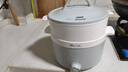 小熊（Bear）电煮锅 宿舍小电锅泡面火锅 电蒸锅蒸煮一体多功能多用途电热锅 1.7L屉蒸蒸笼电蒸锅 DRG-E17D2 实拍图