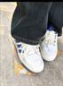 adidas ENTRAP美式校园风运动少年感复古篮球风板鞋男女阿迪达斯 白/蓝   42 实拍图