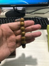吉千年 阿根廷绿檀手串 复古绿檀木佛珠手串 绿檀手串檀木文玩 生日礼物 【黑曜石】沉水老绿檀12mm*17颗 实拍图