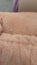 罗莱家纺 A类慕斯绒冬季牛奶绒四件套加绒套件珊瑚绒 粉色200*230 实拍图