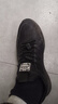 稻草人秋冬新款男鞋休闲鞋皮鞋男士跑步运动鞋轻质舒适 501 刺绣黑色 43 实拍图