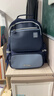 卡拉羊风琴书包小学生1-3-6年级五维减负防下坠双肩包儿童减压护脊背包 个性定制签名牌|藏青 【大号】推荐3-6年级，身高135cm以上 实拍图