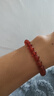 石传百世红玛瑙手串男女款水晶玛瑙情侣手链时尚饰品本命年生日礼物 实拍图