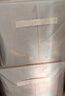 登比布艺收纳箱衣服棉被整理箱玩具衣物储物箱百纳箱 米色66L2只装 实拍图
