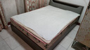 迎裕财实木床简约现代主卧家用1.5单人床出租房用1.8米榻榻米软包 灰色单床【加厚款】【店长推荐】 1.5*2米 实拍图
