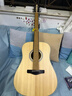 BROOK 布洛克v12吉他单板民谣吉他面单木吉他初学者乐器 41英寸原木色圆角V12N-DQM 实拍图