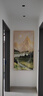 墨派（Mopai）玄关装饰画竖版现代简约走廊过道背景墙壁画入户轻奢挂画免打孔 背靠金山 80*160cm晶瓷+铝合金边框 实拍图