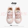 JEEP吉普童鞋秋冬儿童加绒保暖中大童二棉棉鞋女童运动鞋 米粉37 实拍图