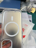世咏（SHIYONG）适用苹果13手机壳 iphone13保护套Magsafe磁吸全包超薄简约时尚创意彩银镭射防摔男女款 白色 实拍图