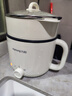 九阳（Joyoung）多功能锅电热锅小煮锅电蒸锅火锅锅学生宿舍电煮锅1-2人1.8L泡面电火锅HG18-G266C【蒸笼款】 实拍图