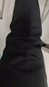 龙牙二代龙牙隐烈保暖软壳裤修身长裤冬季加绒加厚防寒户外休闲直筒裤 极夜黑（隐之烈锋直筒版） 33 170/86B 151-165斤 实拍图
