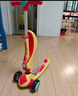 babycare儿童滑板车2-6岁二合一折叠童车重力转向宝宝可坐生日礼物 洛克黄 实拍图