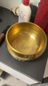 梵木果【麟纹钵】尼泊尔半手工颂钵音疗佛音黄铜碗瑜伽采耳居家冥想静心 金色中款-15cm+标准三件套 实拍图