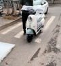 新日（Sunra）电动摩托车 丽曼6块铅酸天能电池72v长续航66km家用踏板电瓶车通勤代步成人电动车绿色 实拍图
