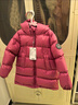 保姆鹅  【风墙】儿童羽绒服宝宝中长款护脸加厚外套保暖童装[NG2664] 石榴粉 120 实拍图