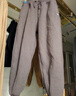 戴维贝拉（DAVE＆BELLA）童装秋冬女童裤子男童加绒裤儿童棉裤冬季运动裤宝宝保暖长裤冬裤 灰紫色DB4237140-A 140 cm（建议身高130-140cm） 实拍图