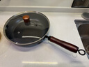 阎铁匠章丘平底锅煎锅无涂层家用铁锅烤肉煎锅牛排锅煎蛋锅老式熟铁28cm 实拍图
