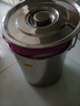 小渝 304不锈钢桶手提式水桶带盖桶圆桶油桶汤桶米桶提桶食堂送餐桶 直径30高度30cm 20L 实拍图
