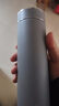 希诺（heenoor）保温杯316L不锈钢水杯男高档商务车载泡茶杯子XN-9606灰色 480mL 实拍图