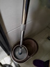 百家好世旋转拖把杆盘125cm杆长不锈钢加长尘推杆圆拖把头配件 含1拖布 实拍图