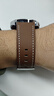 红昭愿适用华为手表表带真皮watch4 Pro watch3 GT6 GT5 GT4 GT3 GT2 Pro buds 46mm表盘男款时尚腕带 华为手表带-山茶棕【22mm接口通用】 实拍图