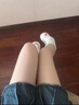 茉寻【Angelababy同款】双层黑丝袜光腿神器秋冬女加绒黑透肤打底袜裤 实拍图