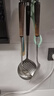双枪304不锈钢锅铲炒菜铲子家用榉木手柄汤勺漏勺不粘锅专用套装 实拍图