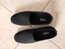 布舍元透气一脚蹬老北京布鞋男懒人休闲中老年爸爸黑色工作单鞋8502 43 实拍图