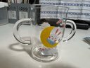 富光 玻璃杯家用儿童牛奶杯子带刻度耐热吸管水杯喝奶杯微波炉可加热 实拍图