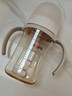 贝亲（Pigeon）自然离乳 PPSU重力球吸管双把手奶瓶 240mL  6月+ AA252 实拍图