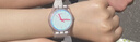 斯沃琪（Swatch）瑞士手表 无尽天蓝 新年礼物双历初高中学生时尚石英腕表 GE713 实拍图
