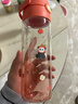 膳魔师（THERMOS）儿童水杯tritan便携塑料直饮杯小学生开学必备小熊猫水壶600ml红 实拍图